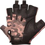 19.ten Faux Leather 19Ten Curvy from Sree Gloves for Women Wash and Dry Weightlifting Gym Fitness Workout Exercise Yoga Training Accessories Gear (Large Fits (7.5-8.0 Inch), Women Pink)