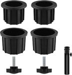 Umbrella Base Stand Hole Ring Plug Cover and Caps,6Pcs Umbrella Stand Base Screw Umbrella Pole Cap,Patio Umbrella Base Replacement Part,Umbrella Base Stand Hole Ring Plug Cap Patio Umbrella Stand Part