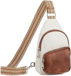 CLUCI Small Sling Bag for Women,Vegan Leather Fanny Pack Crossbody Bags for Women,Chest Bag with Guitar Strap