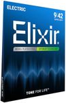 Elixir® Strings Electric Guitar Strings with OPTIWEB® Coating, Super Light (.009-.042)