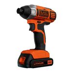 BLACK+DECKER 20V MAX* POWERCONNECT 1/4 in. Cordless Impact Driver Kit (BDCI20C)