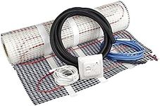 Electric Underfloor Heating Kit 4sqm - Philex Full Under Flooring Heating Kit Including Mat, Thermostat and Floor Temp Sensor IP66 150w per m²