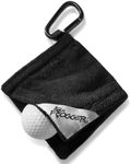 Frogger Golf Amphibian Ball Golf Towel D Clip Bag Attaching Cleaner For Quick Access Rapid Dirt Scrubber Golf Towels Superior Cotton & Bamboo With Waterproof Membrane Perfect Golf Gift