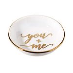 Lillian Rose RA110 YM Ceramic Ring Dish, White