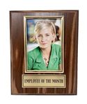 Employee Of the Month Award Plaque. Custom 8"x10" Picture Plaque Holds a 4"x6" Photo. Employee Appreciation Award