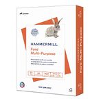 Hammermill Printer Paper, Fore Multipurpose 20 lb Copy Paper, 8.5 x 11 - 1 Ream (500 Sheets) - 96 Bright, Made in the USA