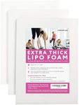 Impresa - Extra Thick Lipo Foam Pads - 3 Pack - Post Surgery Compression Garment Sheets for Liposuction, Tummy Tucks, and C-Sections (8 x 11 x .625 in)