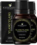 Ylang Ylang Essential Oil - 0.33 Fl Oz - Pack of 2-100% Pure and Natural - Premium Grade Essential Oil for Diffuser and Aromatherapy