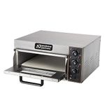 Andrew James Stainless Steel Commercial Use Single Deck Pizza Oven With Stone (Silver) - 1800 Watts, 30 L