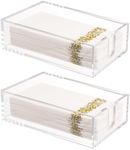 Rubtlamp 2 Pack Clear Napkin Holder