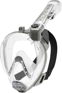 Cressi Duke Full Face Snorkel Dry Mask - Available in Standard Version or with Action Cam Holder, Adult Unisex