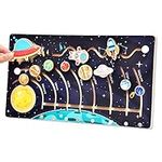 Atoylink Wooden Solar System Puzzle