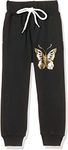 T2F Girl's Slim Fit Cotton Track Pant (GLS-JOG-01_Black_11-12 Years_Black_11 Years-12 Years)