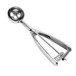 Saebye Medium Cookie Scoop, 2 Tbsp / 30ml / 1 oz, Size #40 Cookie Dough Scoop, Cookie Scoops for Baking, 1 25/32 inches / 4.5 CM Ball, 18/8 Stainless Steel, Secondary Polishing