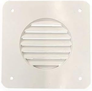 Battery Box Vent System Louver Cover - White - RV's, Campers, Trailers, Motorhome Repair (Louver Vent, White)