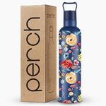 Perch Oasis thermosteel Water Bottle,Hot and Cold,Vacuum Insulated ISI Certified Flask,Steel Water Bottle for Kids | Water Bottle for Office (Denim Blue, 760 ml)