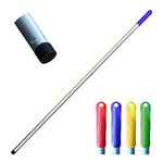 Colour Coded Mop and Broom Handle Replacement – 120cm Long Aluminium Mop and Broom Handle Screw End, Interchangeable Handle That Fits Most Broom and Mop Head −Mop Handle Only (Blue)