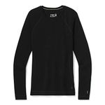 Smartwool Women's Merino 250 Baselayer Crew Boxed Thermal Tops - Black, Small