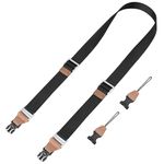 K&F Concept Camera Shoulder Wrist Strap, Anti-slip Camera Sling Strap, Camera Neck Strap Hand Strap for Sony Canon Nikon Fuji DSLR SLR Mirrorless Camera