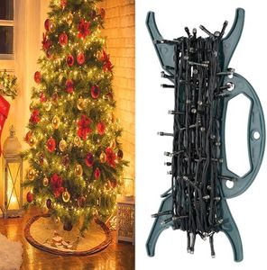 ToolValtz 4 Pack Christmas Light Storage Holder, All Purpose Holiday Light Storage, Light Cord Wind Up, Christmas Lights Spool Organizer for String Lights, Extensions Cord Garland