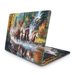 Sticker Master Running Horse Laptop Vinyl Sticker Skin Cover 13 14 15 Inch Notebook Decal for MacBook Asus Acer Hp Lenovo Huawei Dell Ms Toshiba 12 inch (29x24 cm)