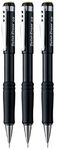Pentel 0.9mm Lead Size Twist Erase Automatic Pencil Mechanical Drafting Pencil Lead Black Barrel Refillable QE519 (Pack Of 3)