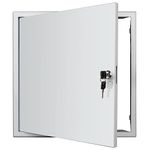 Donext Access Panel for Drywall/Ceiling, Wall Hole Cover with Lock and Keys, 16"x16" Metal Access Door, Concealed Service Door for Electrical and Plumbing