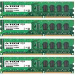 A-Tech 16GB KIT (4 x 4GB) For Asus P6 Motherboard Series P6T P6T Deluxe V2 P6T Deluxe/OC Palm P6T SE P6T WS Professional (Non-ECC) P6T7 WS SuperComputer. DIMM DDR3 NON-ECC PC3-10600 1333MHz RAM Memory