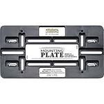 Cruiser Accessories 79150 License Plate Mounting Plate - Black, Plastic