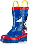 Disney Mickey Mouse Blue and Red Rain Boots - Size 7 Toddler