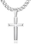 Besteel 925 Sterling Silver Cross N