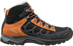 Asolo Men's Falcon GV Durable Comfortable Trial Hiking Boots, Graphite/Black/Pumpkin, 6.5 UK