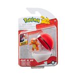 Pokémon Clip ‘N’ Go Charmander and Poké Ball Includes 2-Inch Battle Figure and Nest Ball Accessory