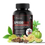 Mysha Nutrition Speedo Slim | Natural Weight Loss Formula Made Up of Garcinia Cambogia, L-Carnitine, Green Tea Extract - 90 Capsules, Pack of 1