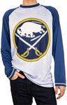 NHL Mens Performance Long-Sleeve Rash Guard (XX-Large, Buffalo Sabres)