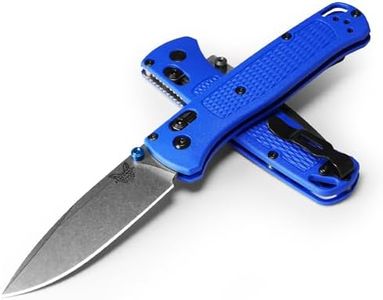 Benchmade - Bugout 535 EDC Knife with Blue Grivory Handle (535)