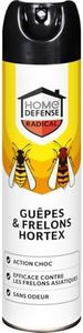 KB HOME DEFENSE HDGUEP - Aérosol Anti-Guêpes et Frelons 400 ml - Efficace sur frelons asiatiques et tous les insectes volants - Action foudroyante - Formule sans odeur - Usage intérieur et extérieur