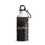 Epic Stuff - Harry Potter - Gold Doodle Aluminum Sports Sipper/Water Bottle I Water Bottle For Kids (750 ml) - Best Themed Gifts For Friends Fans