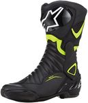 Alpinestars Motorcycle boots Smx-6 V2 Black Yellow Fluo, Black/Yellow, 41