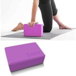 Cockatoo Yoga Block - Supportive Latex-Free EVA Foam Soft Non-Slip Surface for Yoga, Yoga Bricks Pack Of 1