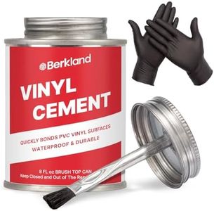 Vinyl Cement Glue | Vinyl Glue for Inflatables | Waterproof, Fast-Setting, Flexible Bond for Pool Liners, Vinyl Fabrics, Tarps 8oz