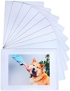 Magnetic Polaroid Picture Frame 2.5 x 3.5”, Instax Mini Photo Frame for Fridge, Photo Magnets for Refrigerator, Polaroid Frame for Photos, Photo Sleeve Pocket, Wallet Size Picture Frame, 10 Pack