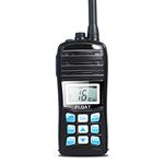 VHF Radio Marine RS-35M Handheld Boat Radio Transceiver, IP67 Waterproof Walkie Talkie Rechargeable, Professional Float Two Way Radio 156-162 MHz Channel 16 with Battery Charger for Fishing & Boating