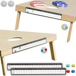 Cornhole Scoreboard Tracker Steel Score Keeper: Durable Corn Hole Scoreboards for Easy Score Tracking Corn Hole Games Ladder Ball Toss Game Pop Darts Popdarts Game (2 Pack-Horizontal)