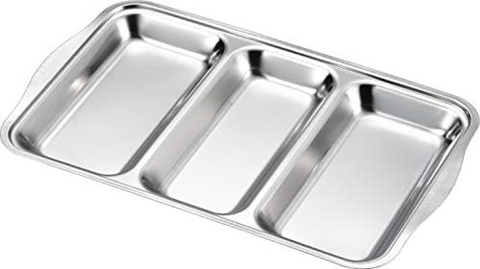 Yoshikawa 1214991 Bat, Connected, Deep Shaped, Preparation, Made in Japan, Stainless Steel, Fried Food, Tempura, Cooking, Hors D'oeuvres, Yakiniku Tray, Tray