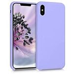 kwmobile Case Compatible with Apple iPhone Xs Max Case - TPU Silicone Phone Cover with Soft Finish - Lavender