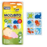 Hopop Mosquito Repellent Patches | MoZzbito 100% Natural Baby Mosquito Patches | Upto 12 Hour Protection Mosquito Sticker | Suitable for Kids & Adults | Pack of 24 | UNDER THE SEA