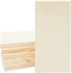 Bright Creations 6 Pack Unfinished Wood Canvas Boards for Painting, Blank Deep Cradle 6x12 Panels for Art, Wall Decor (0.85 in Thick)