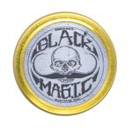 Black Mustache Wax | Black Magic Sudden Death Mustache Wax | Hide Grey Hair In Beard Or Moustache | Strong Hold Mustache Wax | 1 oz Tin | No Heat Source Required | Unscented