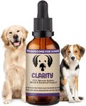 MycoDog Clarity Mushroom Extract & Adaptogen Tincture for Canines - Mushroom & Ashwagandha Supplements for Nervous, Mental, & Emotional Support - Reishi Mushroom, Cordyceps, & Lions Mane Supplement